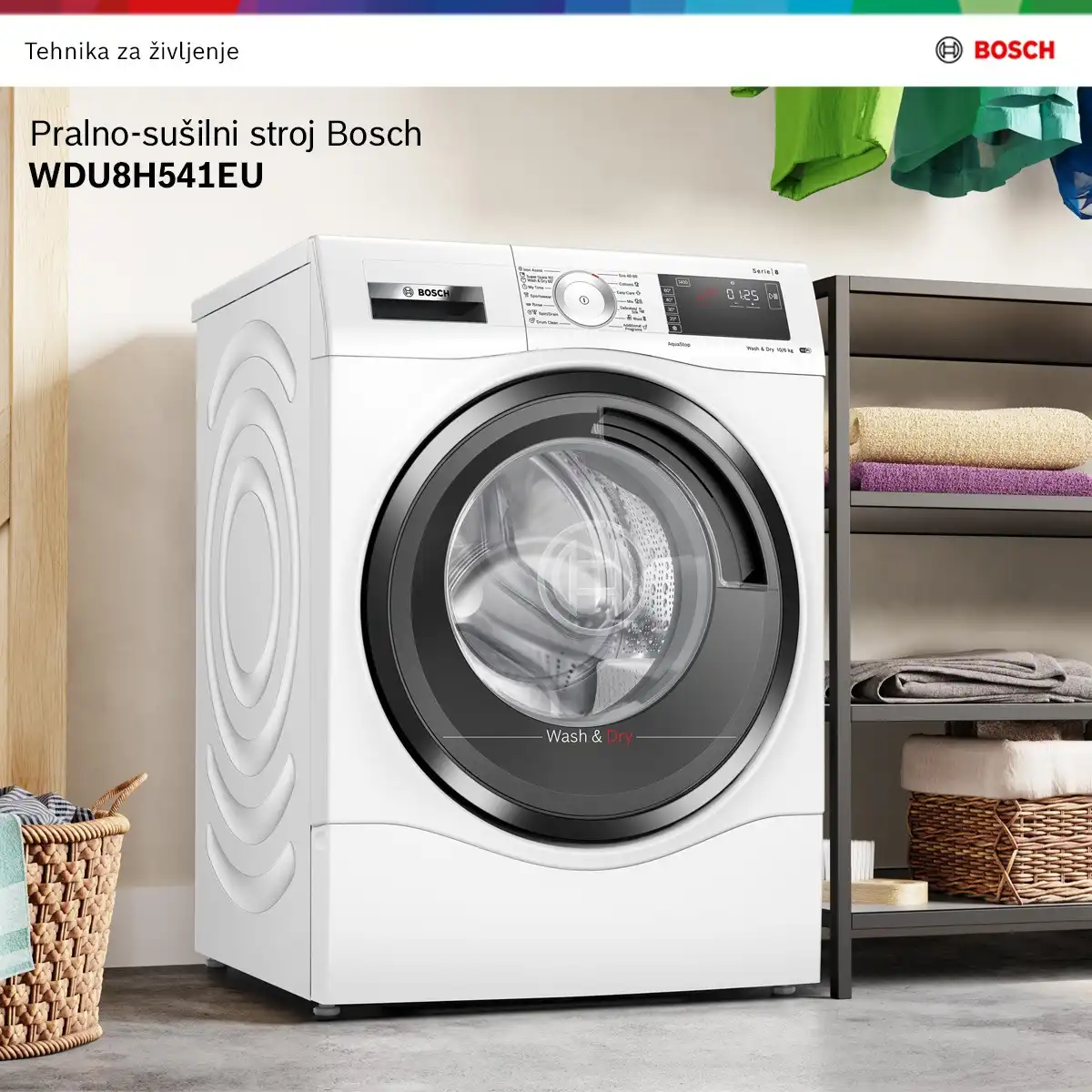 Bosch - pralno-sušilni stroj