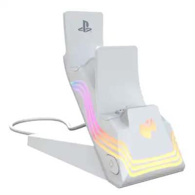 AFTERGLOW WAVE PS5 Stanica za dvostruko punjenje, bijela