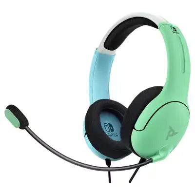 Slušalke LVL40 za Nintendo Switch, modro zelene