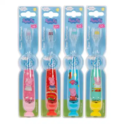 Dječja četkica za zube sa vakuumom, Peppa Pig, 2+, razne boje
