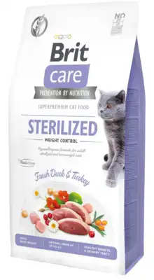 Hrana za sterilizirane mačke s puretinom i patkom, 2 kg