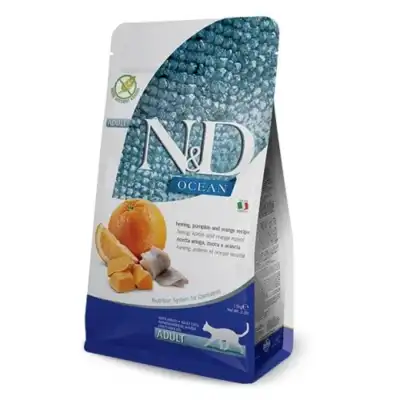 Hrana za mačke s ribom i narančom, 1,5 kg