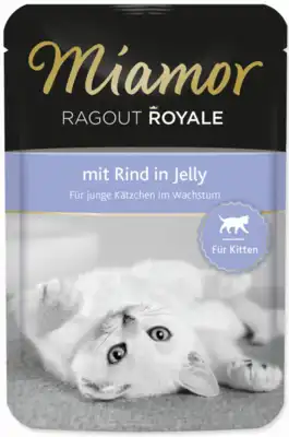 Hrana za mačke s govedinom u želeu Ragu Kitten