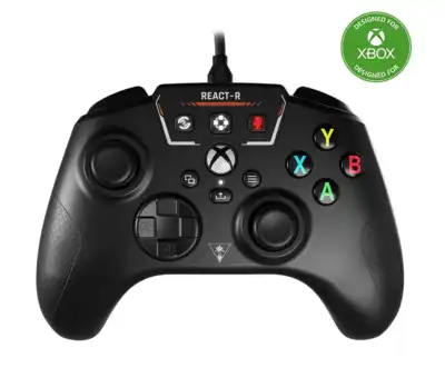 REACT-R XBOX kontroler, crni