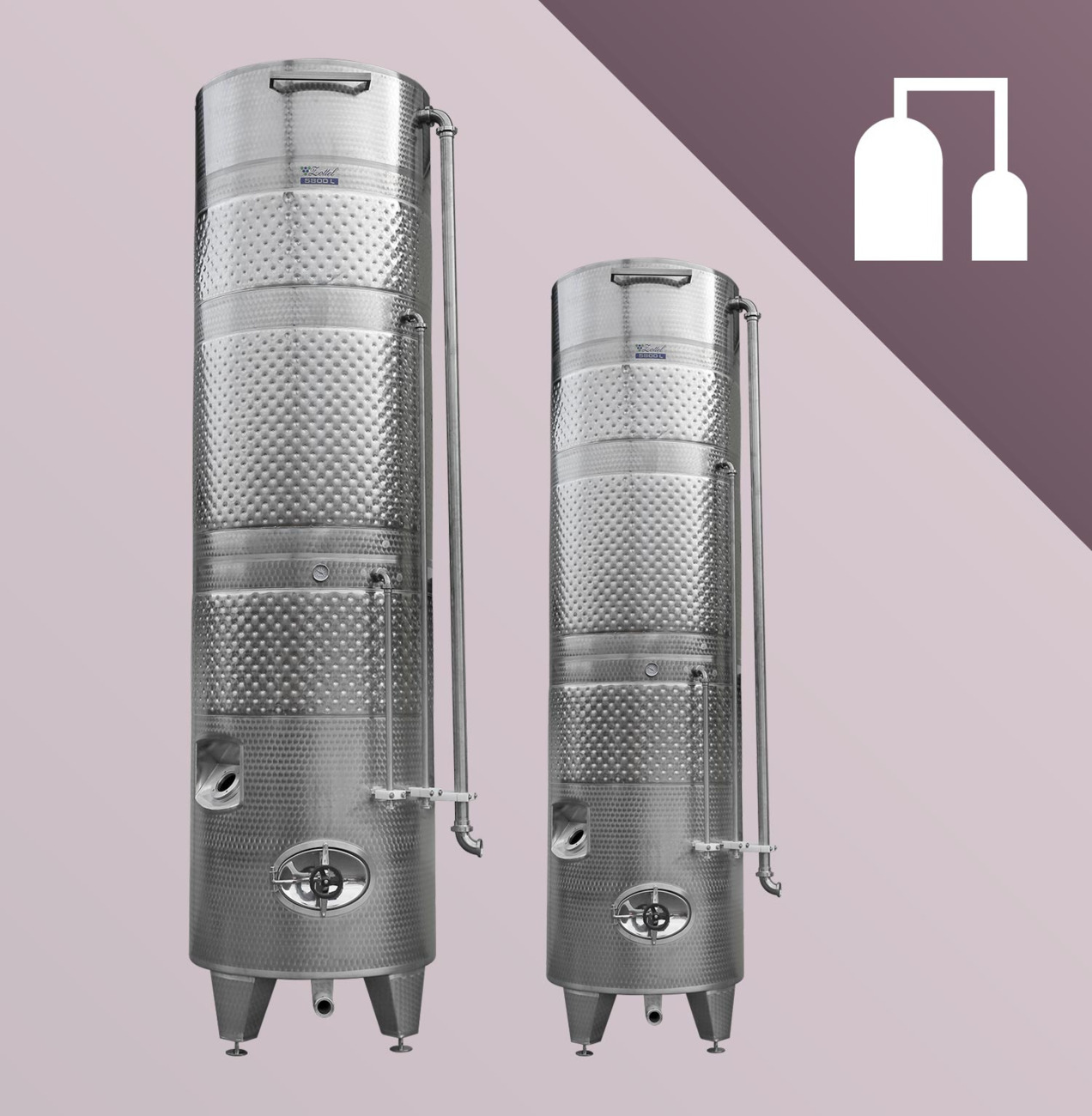 Storage tanks for distilleries