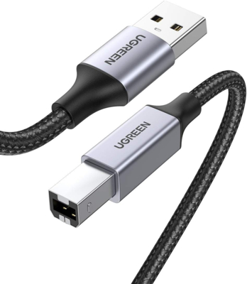 tiskalniški kabel USB 2.0 tipa B USB kabel USB A v USB B združljiv s HP, Canon, Epson, Lexmark, Dell, Brother (3 m)