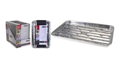 Set aluminijskih postolja 4/1, 34x23x2,5 cm, roštilj