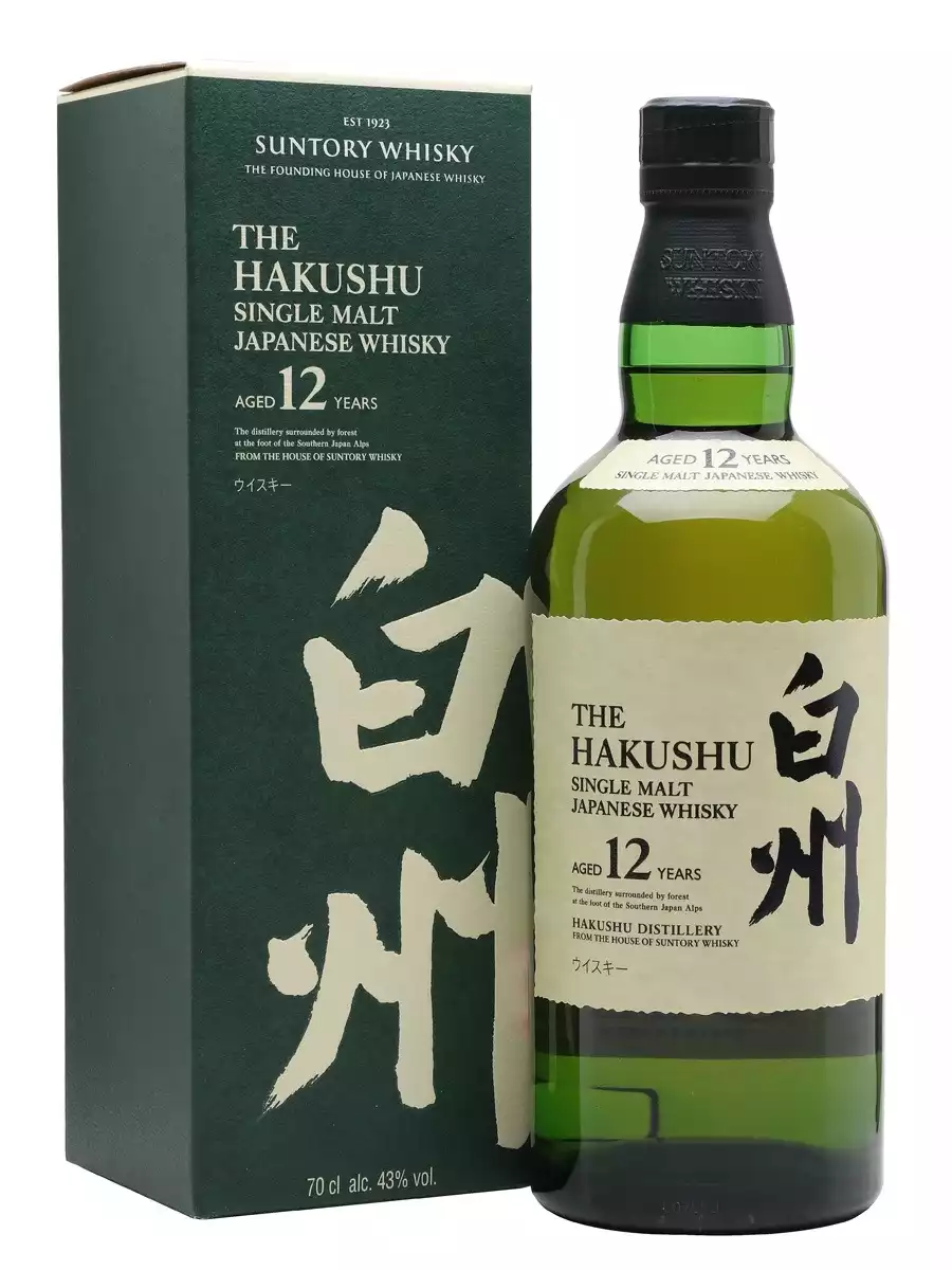 Suntory Hakushu Single malt Japanese Whisky 12 y.o.