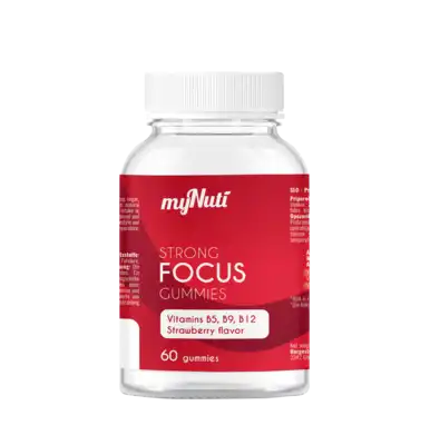 B-Vitamini, Strong Focus, 60 gumi bonbonov