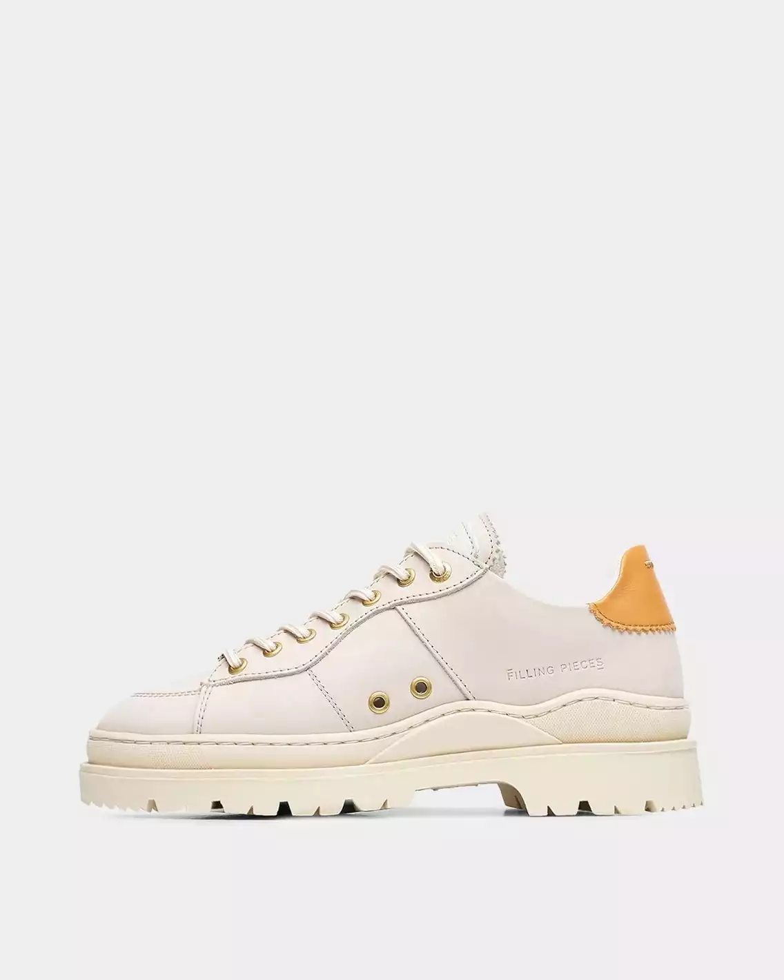 FILLING PIECES Court Serrated Off White