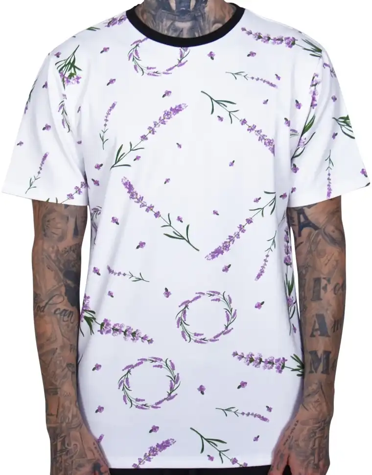 moška majica Valensole Lavender All Over Tee