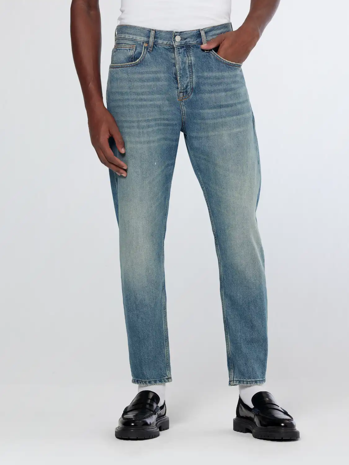 moške denim hlače