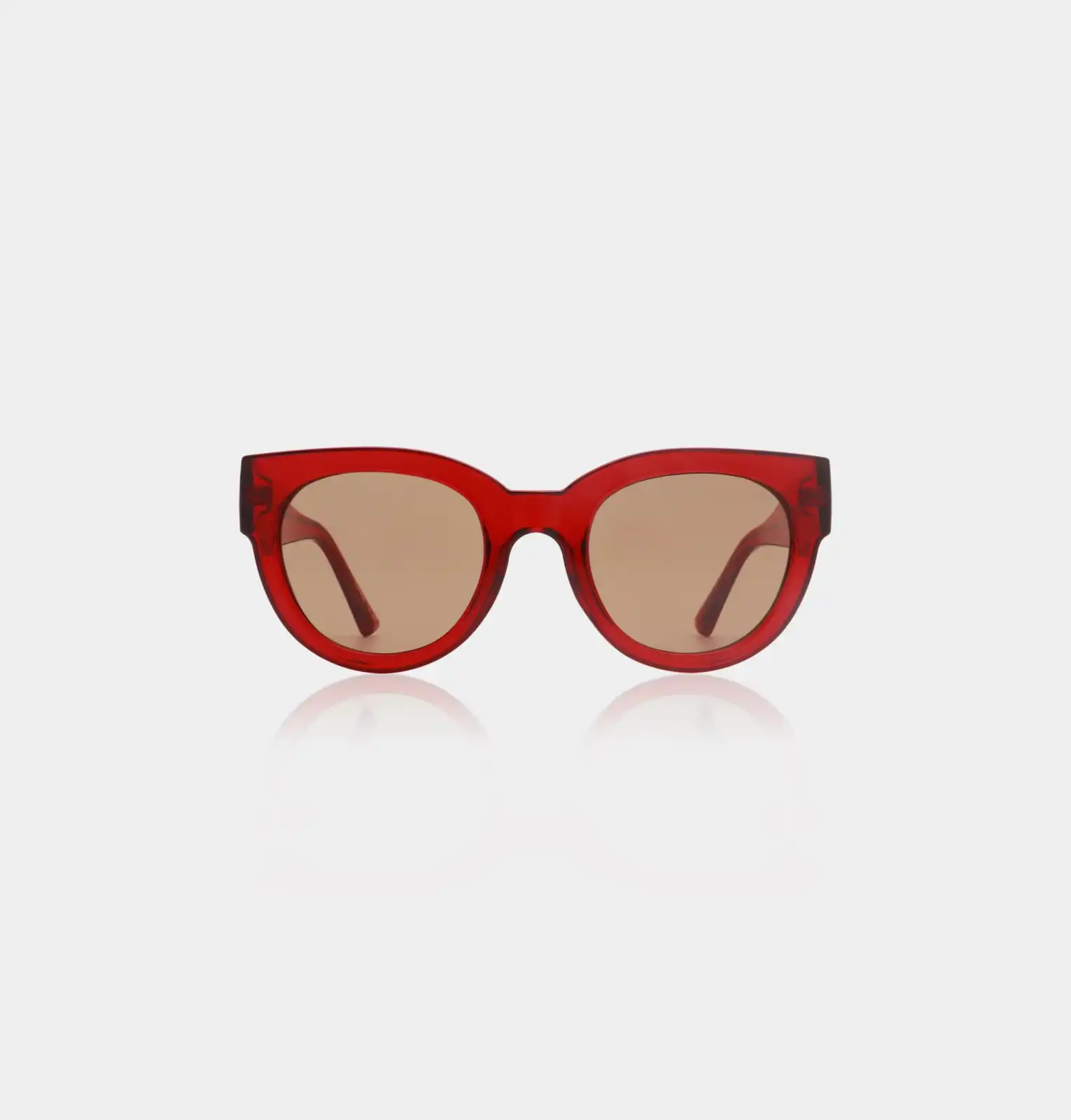 sončna očala Lilly Red Transarent