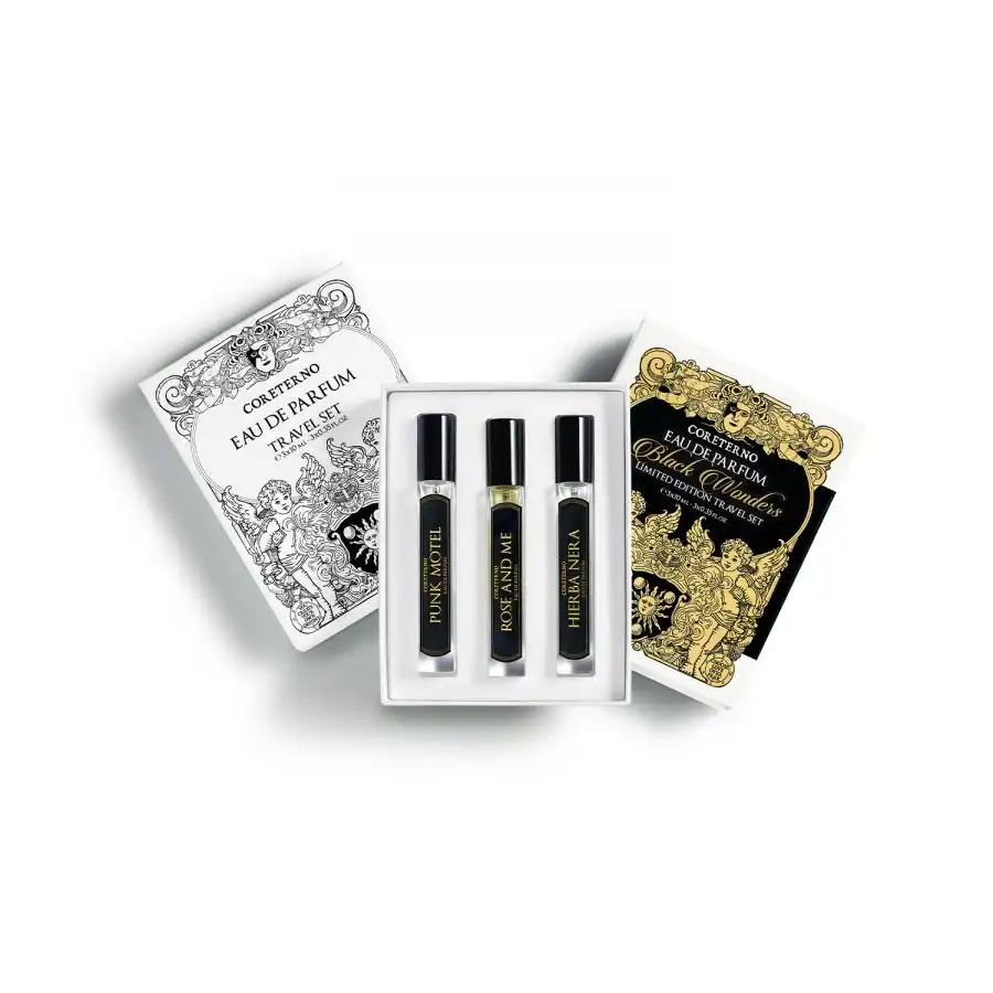 BLACK WONDER TRAVEL SET
