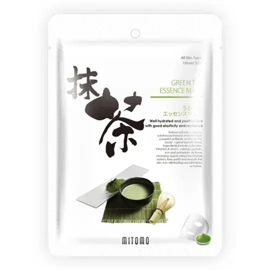 maska za obraz URUURU GREEN TEA ESSENCE MASK