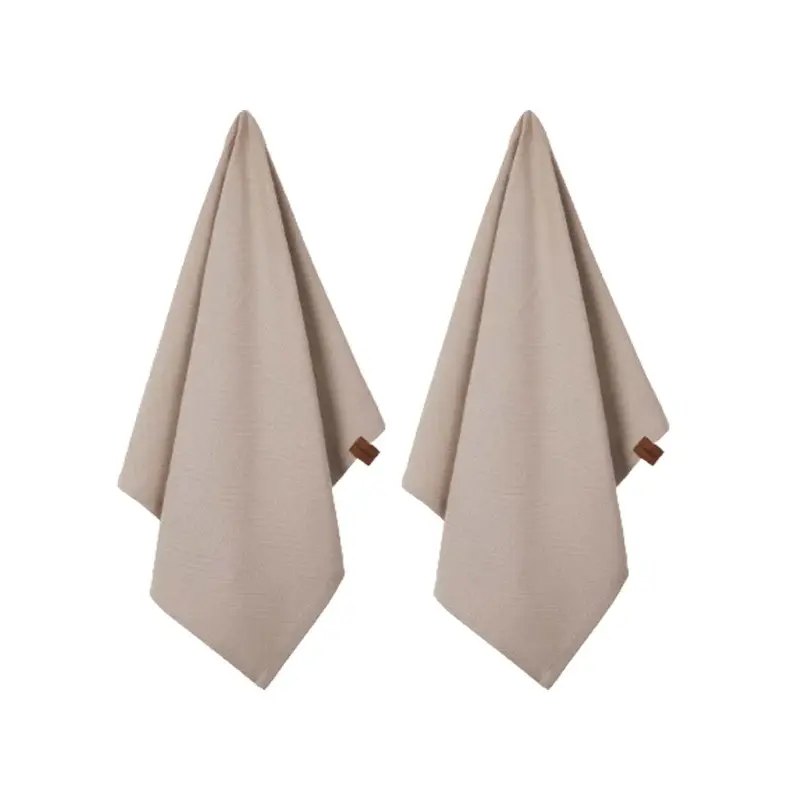 Organic tea towel - 2 pack Light Stone