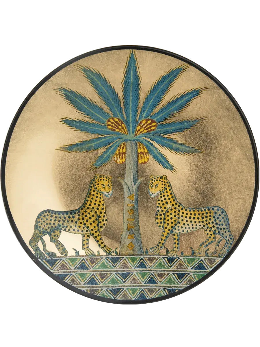 Glass Plate Gold