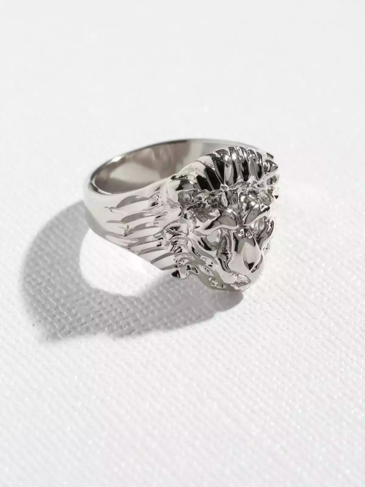uniseks prstan “The Lion Ring Silver”