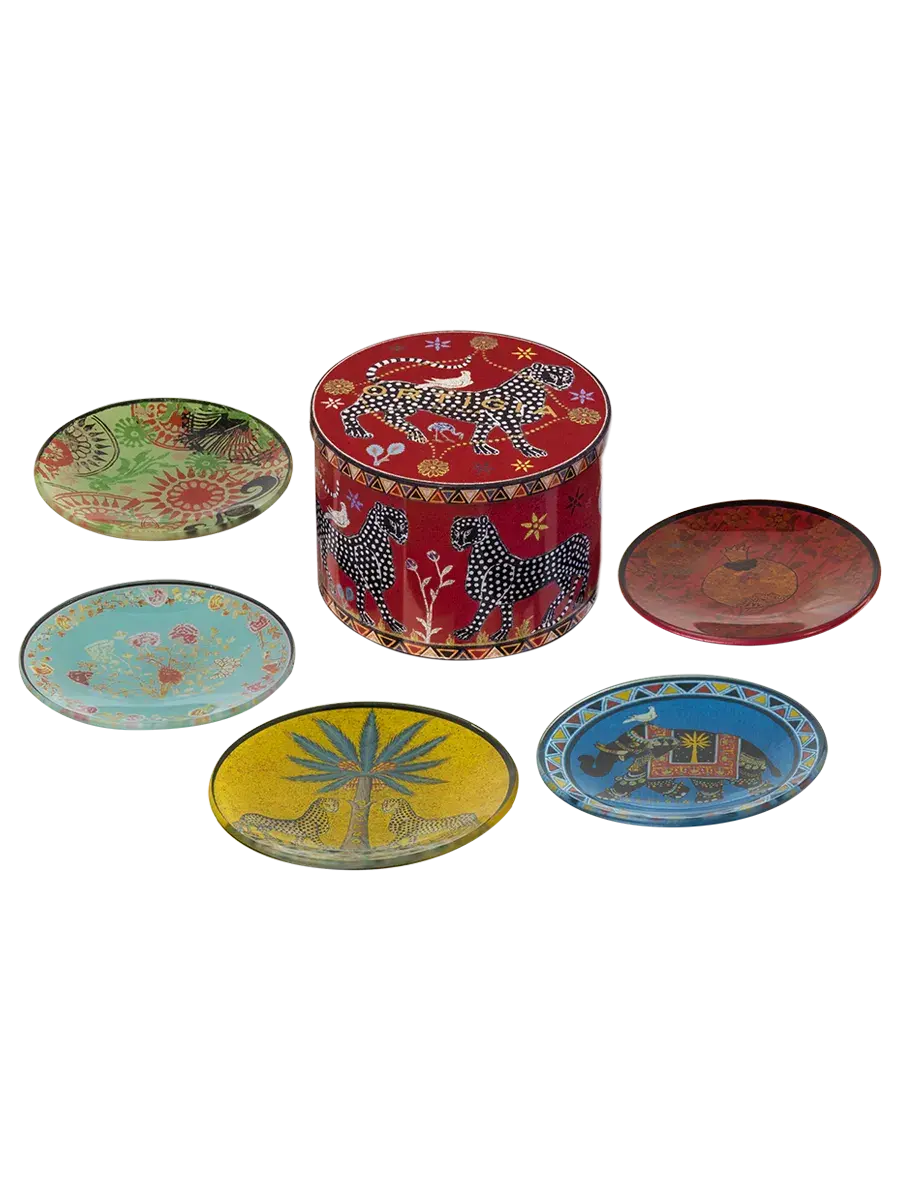 Tin 5 Glass Plate