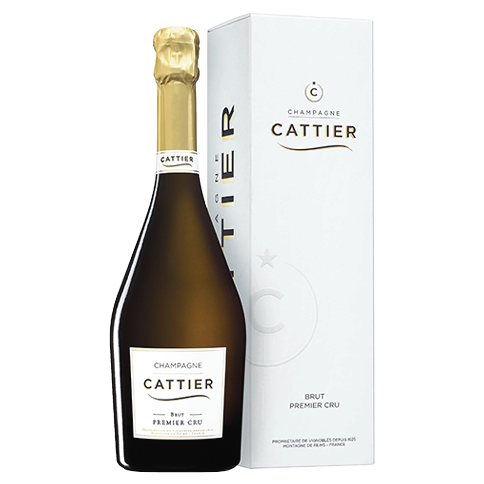 Confezione regalo Champagne Brut Premier Cru Cattier 0,75L