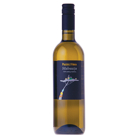 Vino Bianco Malvasia “Top of the World 2019” Pucer z Vrho 0,75L
