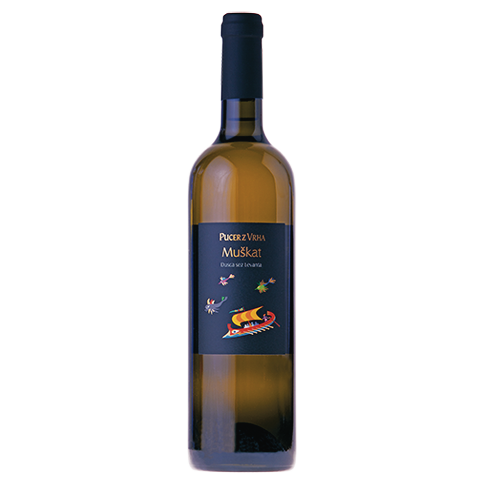 Vino Bianco Giallo Moscato “Dusca” 2017 Pucer z Vrh 0,75L