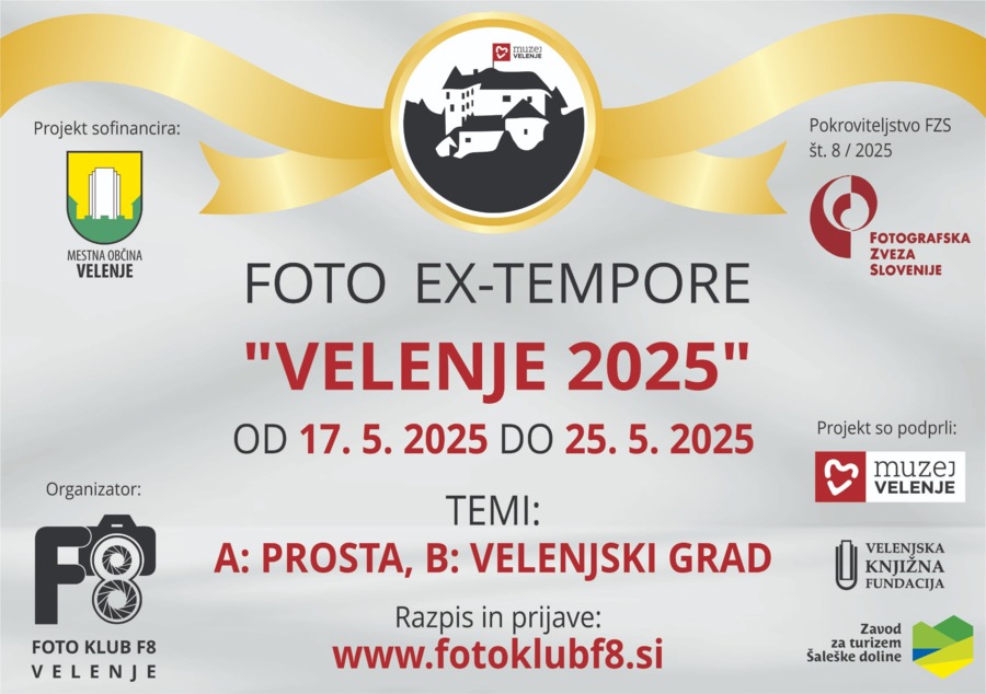 Fotografski natečaj FOTO EX TEMPORE VELENJE 2025