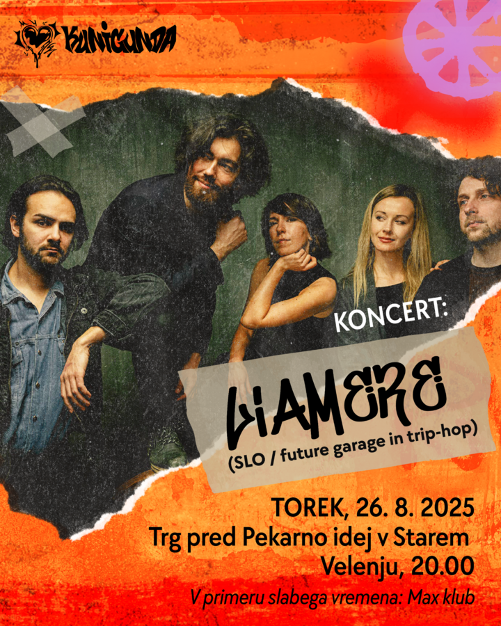 Kunigunda: Koncert Liamere (SLO / Future garage in trip-hop)