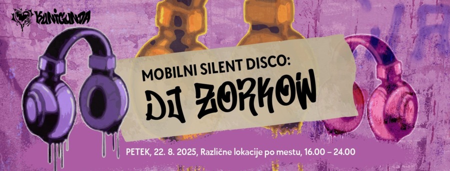 Kunigunda: Mobilni Silent Disco / DJ Zorkow
